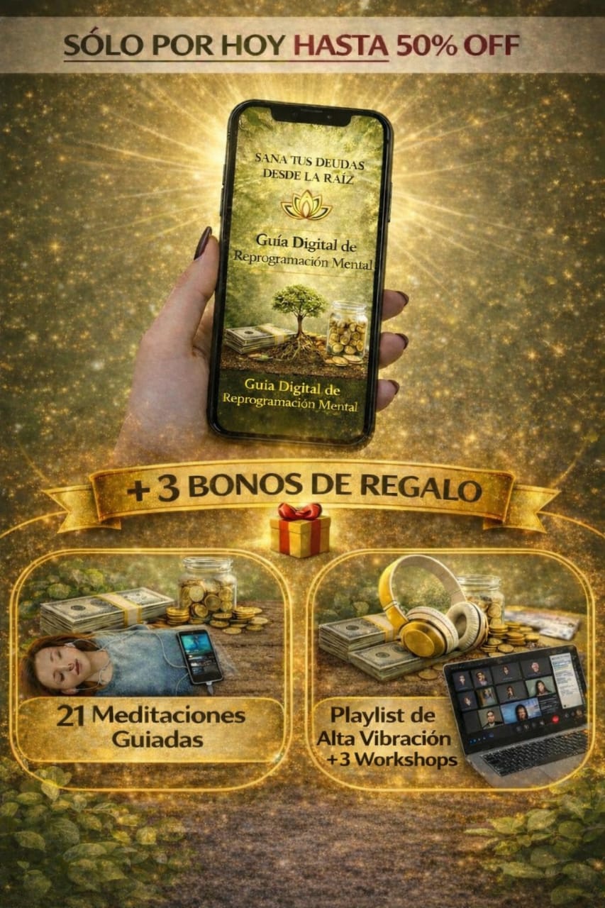 🌱 Reto de 21 días Sanando tus deudas desde la Raíz + 3 Bonos